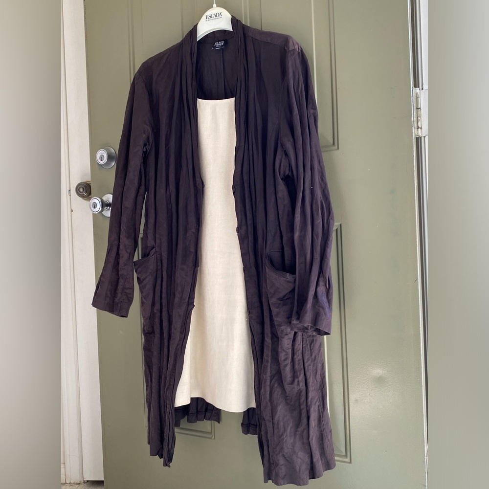 Eileen Fisher Crinkled Duster.